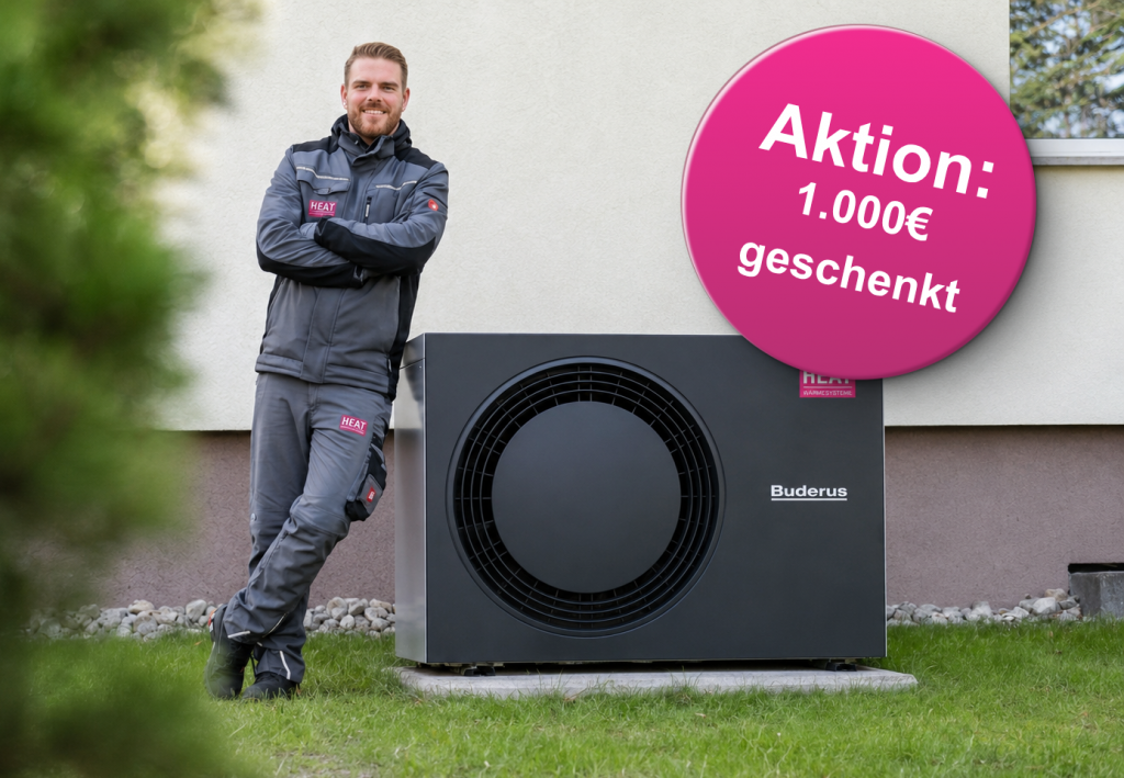 Aktion Wärmepumpe + PV - 1.000€ geschenkt